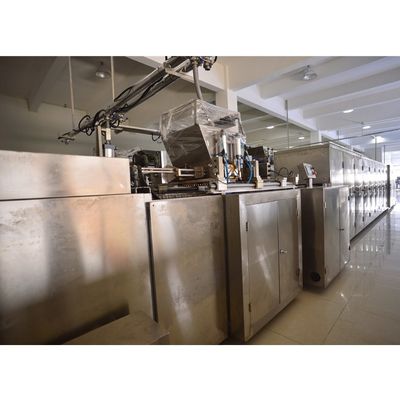 380pcs Automatic 100kg/H Chocolate Moulding Machine