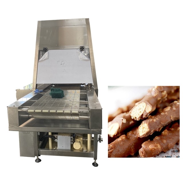 400mm 100kg/H Chocolate Small Chocolate Enrobing Machine