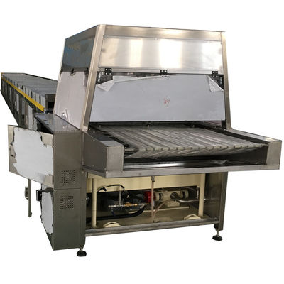 ISO 1200mm 400kg/h Εμπορική συσκευή επιχρίωσης σοκολάτας